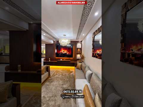 شقة بمساحة 117 متر مربع بالكامل مفروشة في سيدي رحال الشاطئ